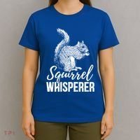 Forest Animal Lover Squirrel Whisperer Gift Idea Squirrel Cute Gift T-Shirt thumb 4