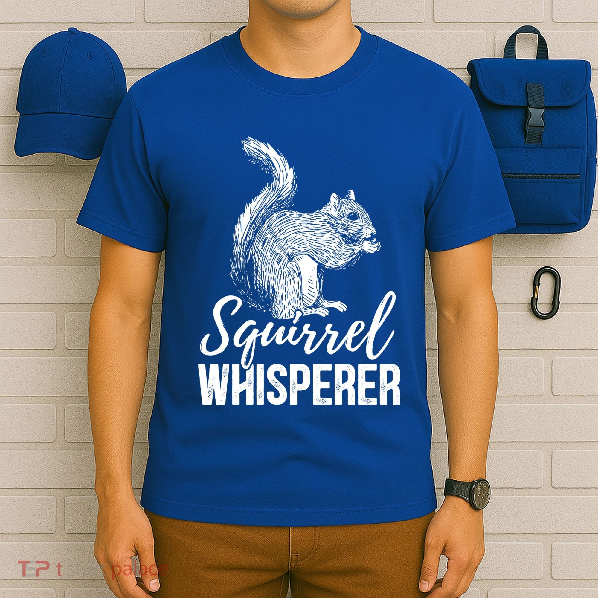 Forest Animal Lover Squirrel Whisperer Gift Idea Squirrel Cute Gift T-Shirt