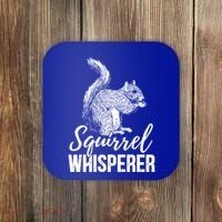 Forest Animal Lover Squirrel Whisperer Gift Idea Squirrel Cute Gift Coaster thumb 0