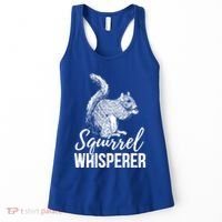 Forest Animal Lover Squirrel Whisperer Gift Idea Squirrel Cute Gift Women's Tank Top thumb 0