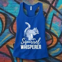Forest Animal Lover Squirrel Whisperer Gift Idea Squirrel Cute Gift Women's Tank Top thumb 3