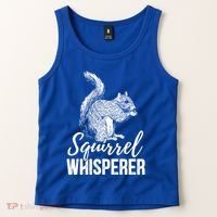 Forest Animal Lover Squirrel Whisperer Gift Idea Squirrel Cute Gift Tank Top thumb 2