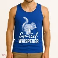 Forest Animal Lover Squirrel Whisperer Gift Idea Squirrel Cute Gift Tank Top thumb 3