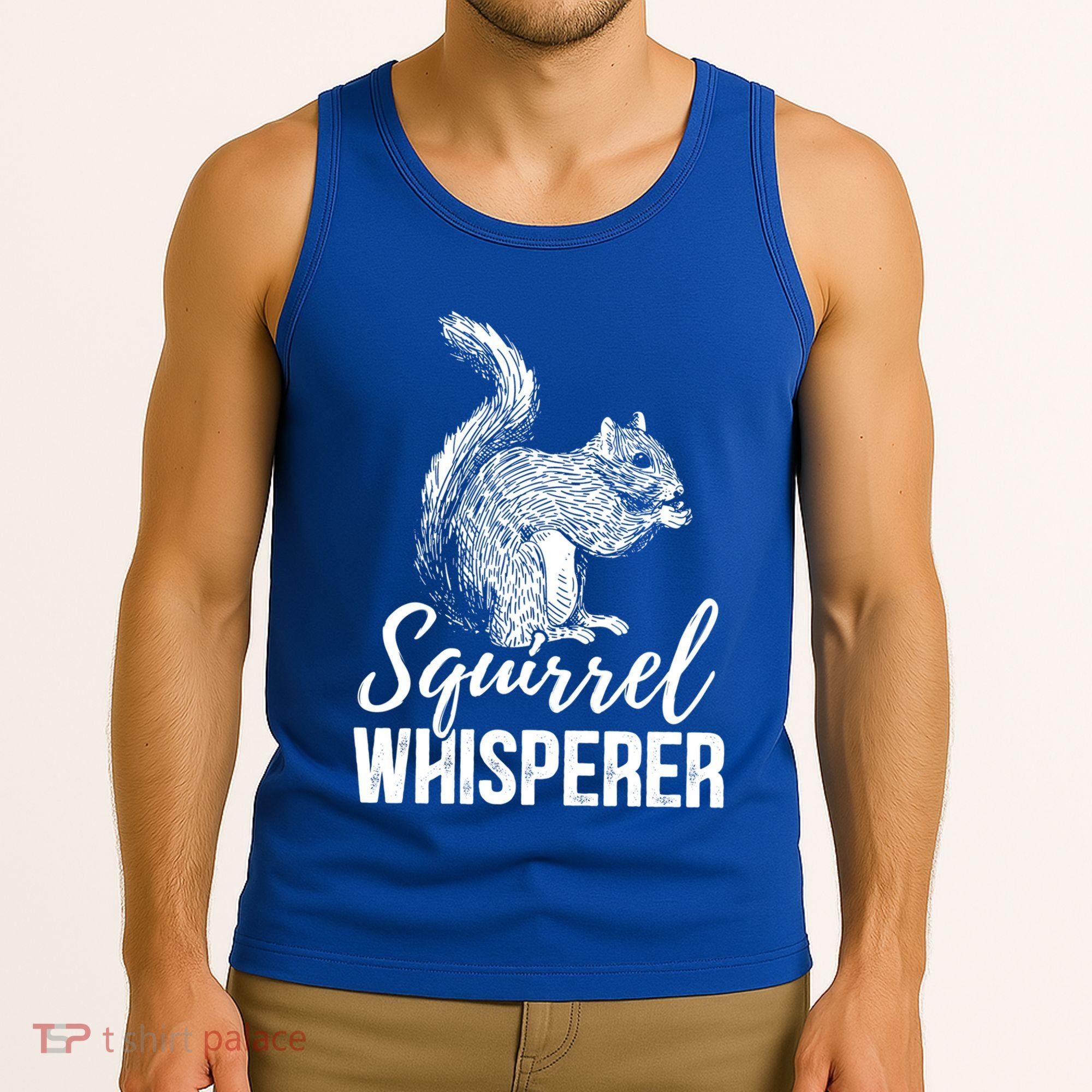 Forest Animal Lover Squirrel Whisperer Gift Idea Squirrel Cute Gift Tank Top