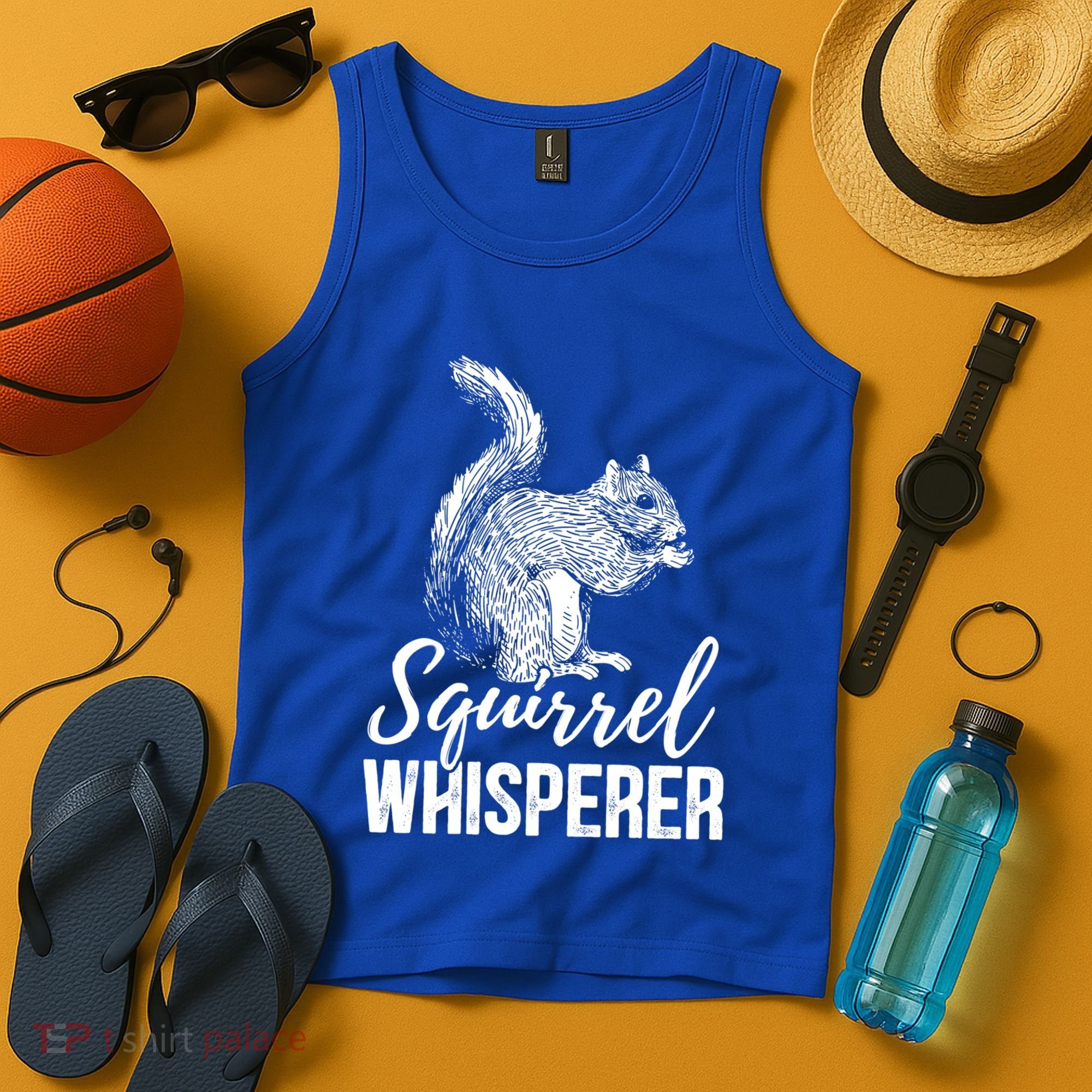 Forest Animal Lover Squirrel Whisperer Gift Idea Squirrel Cute Gift Tank Top