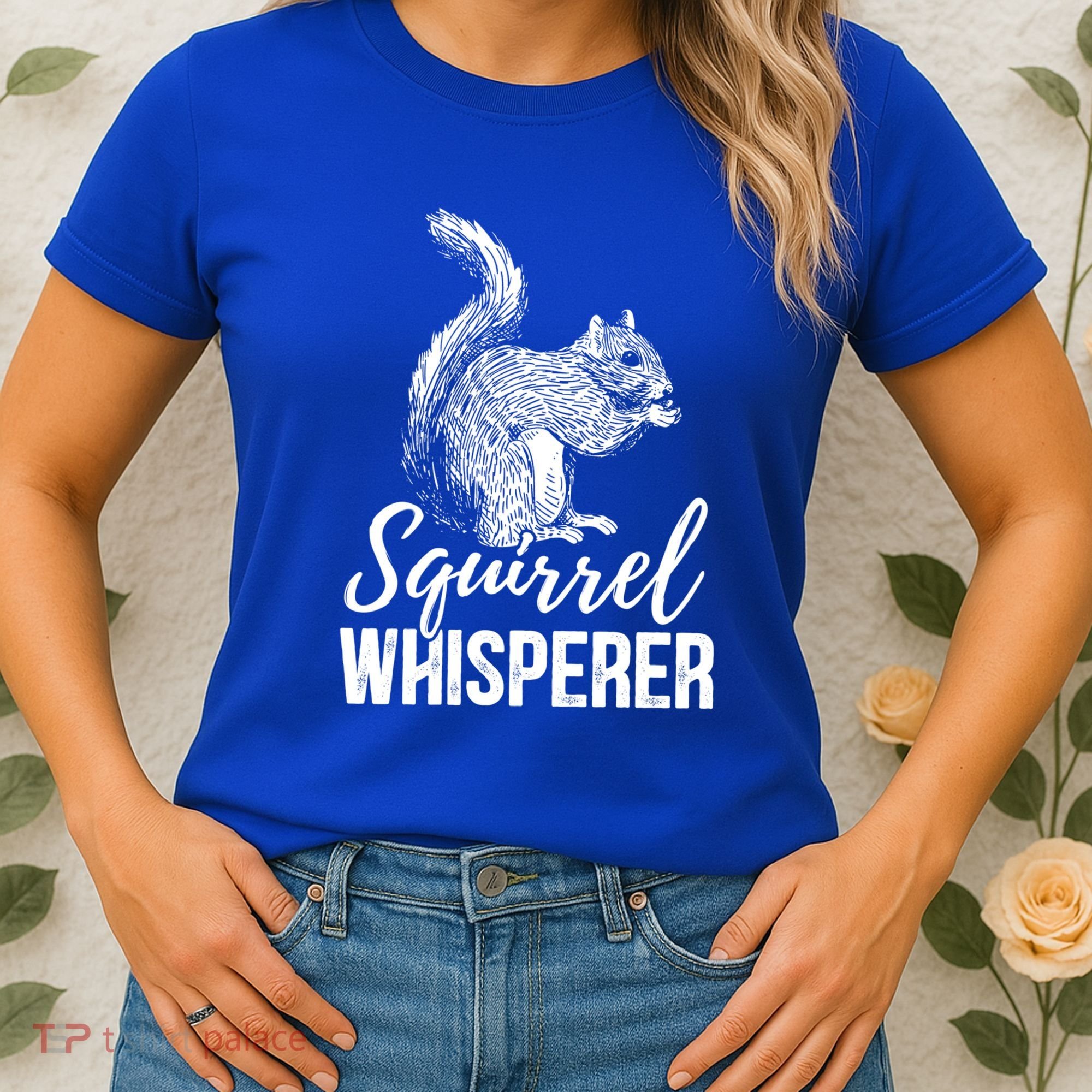 Forest Animal Lover Squirrel Whisperer Gift Idea Squirrel Cute Gift Women's T-Shirt