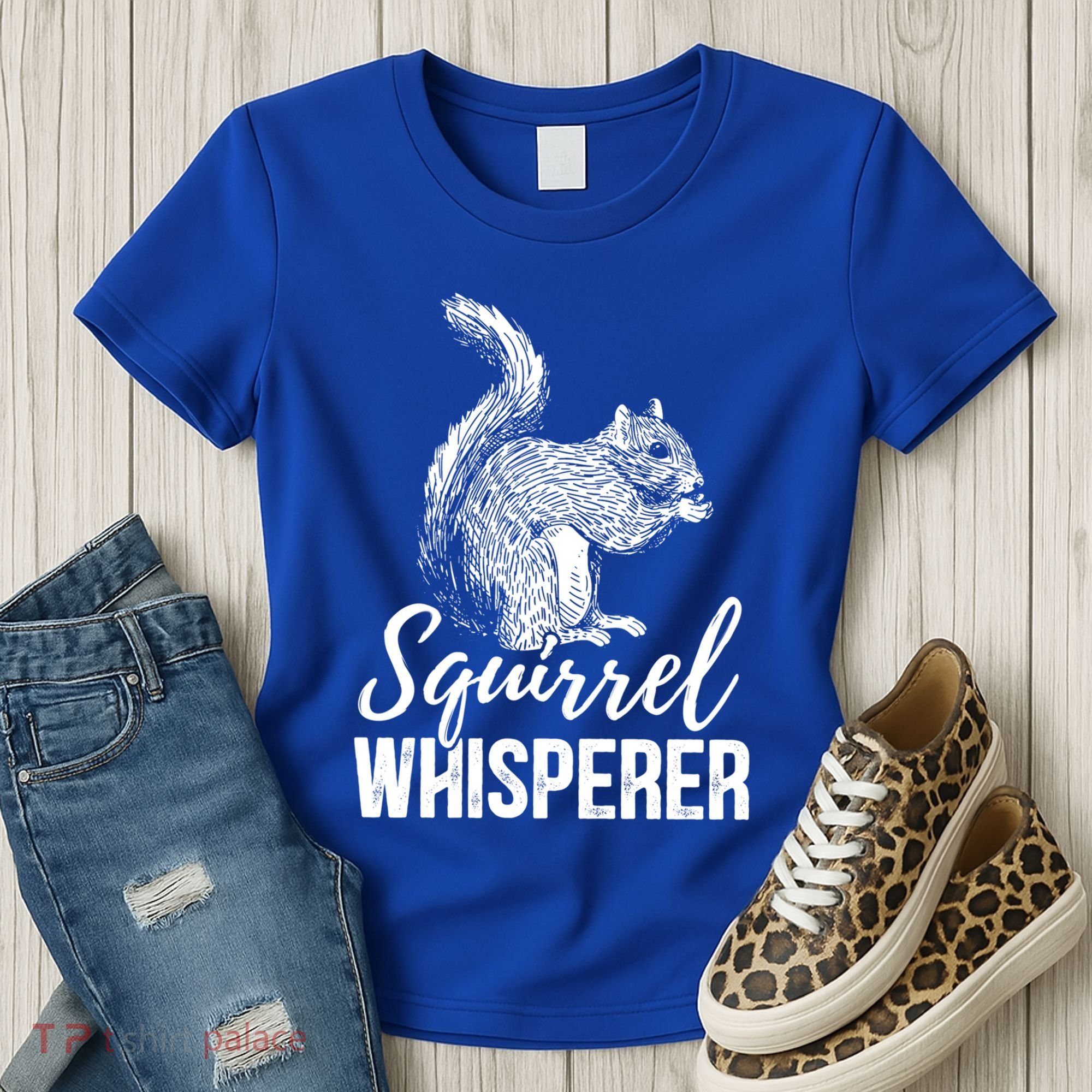 Forest Animal Lover Squirrel Whisperer Gift Idea Squirrel Cute Gift Women's T-Shirt