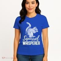 Forest Animal Lover Squirrel Whisperer Gift Idea Squirrel Cute Gift Women's T-Shirt thumb 4