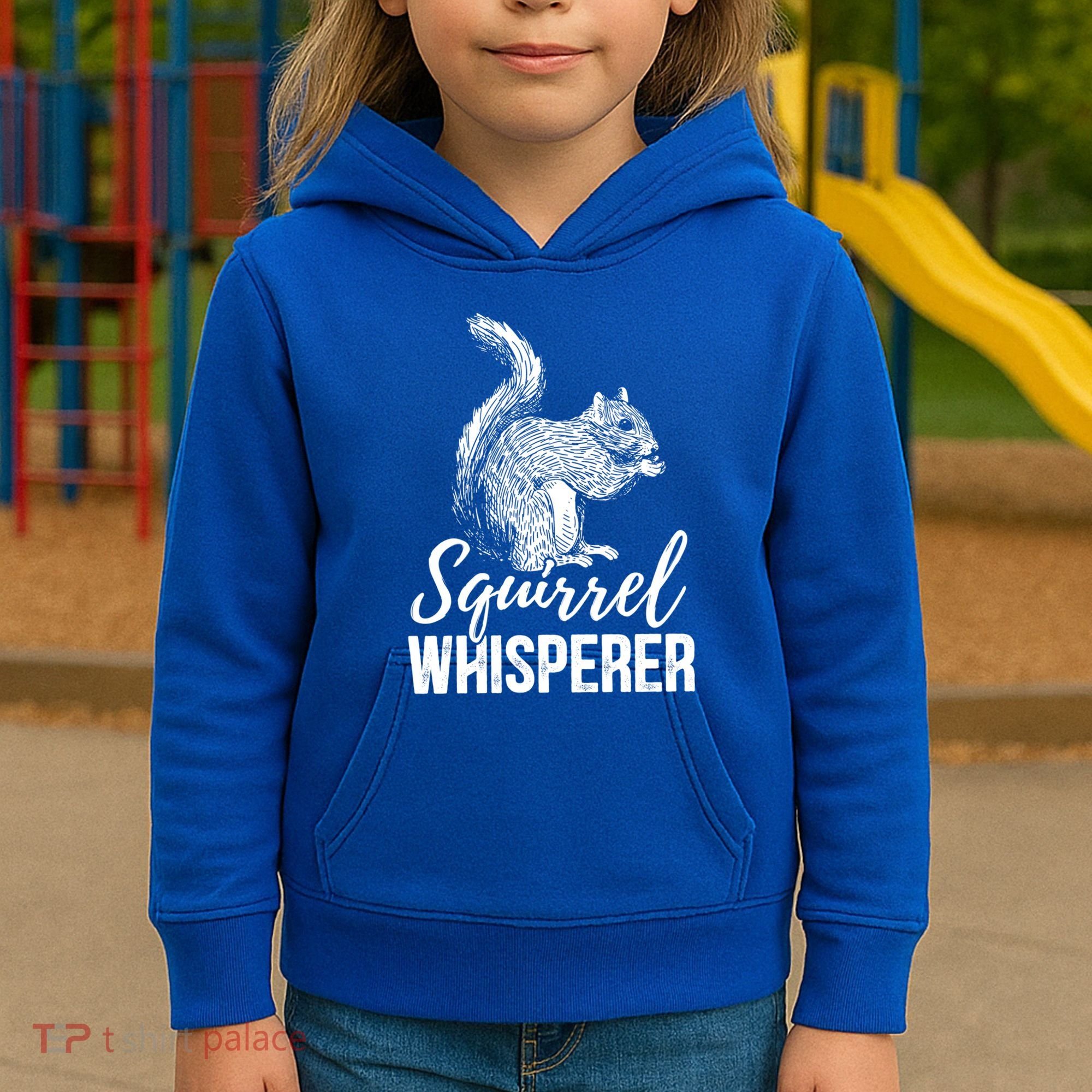 Forest Animal Lover Squirrel Whisperer Gift Idea Squirrel Cute Gift Kids Hoodie