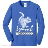 Forest Animal Lover Squirrel Whisperer Gift Idea Squirrel Cute Gift Kids Long Sleeve Shirt thumb 0