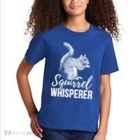 Forest Animal Lover Squirrel Whisperer Gift Idea Squirrel Cute Gift Kids T-Shirt thumb 2