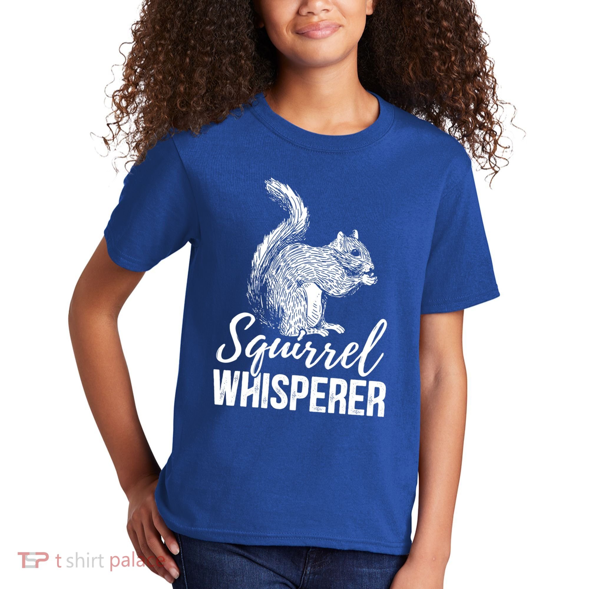 Forest Animal Lover Squirrel Whisperer Gift Idea Squirrel Cute Gift Kids T-Shirt