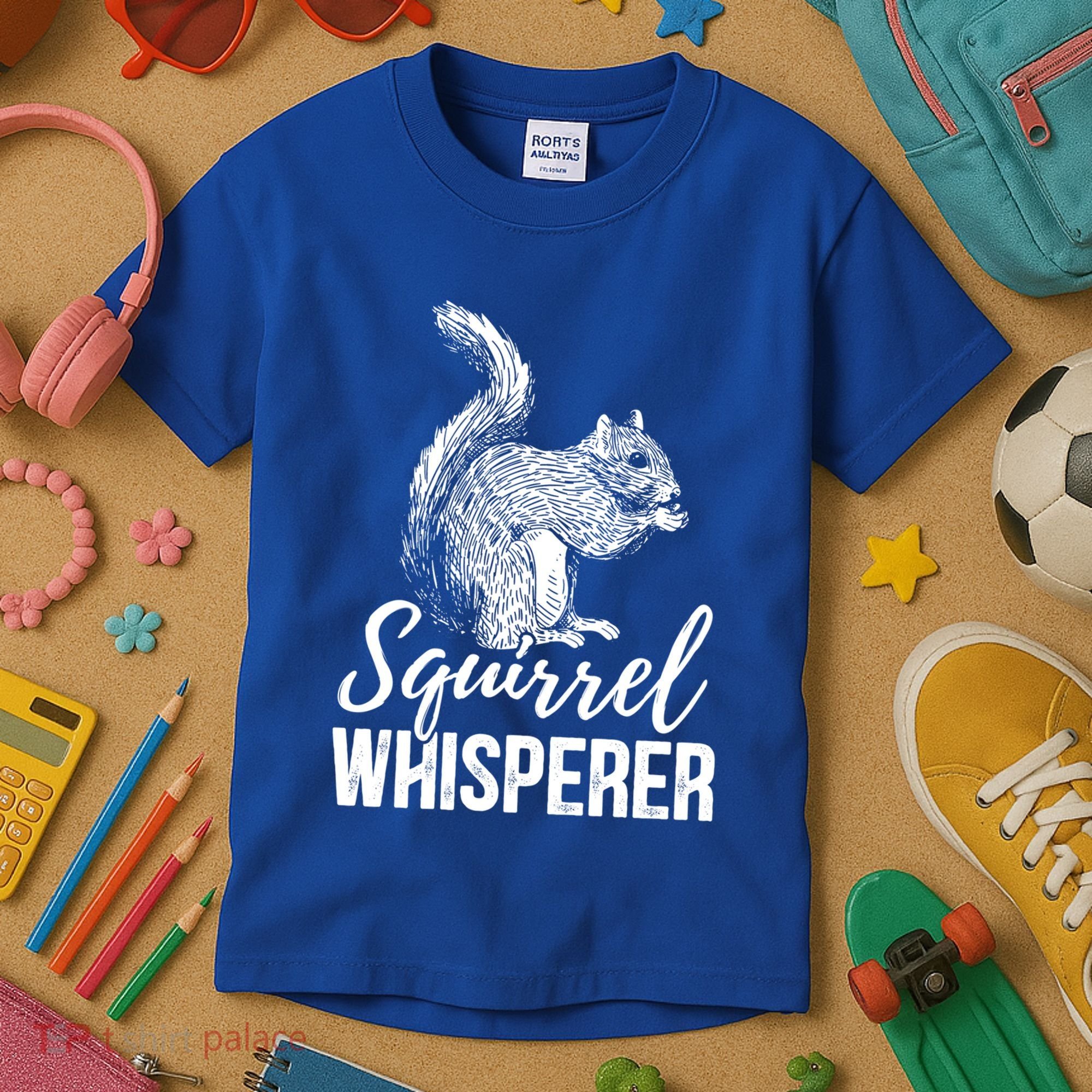 Forest Animal Lover Squirrel Whisperer Gift Idea Squirrel Cute Gift Kids T-Shirt