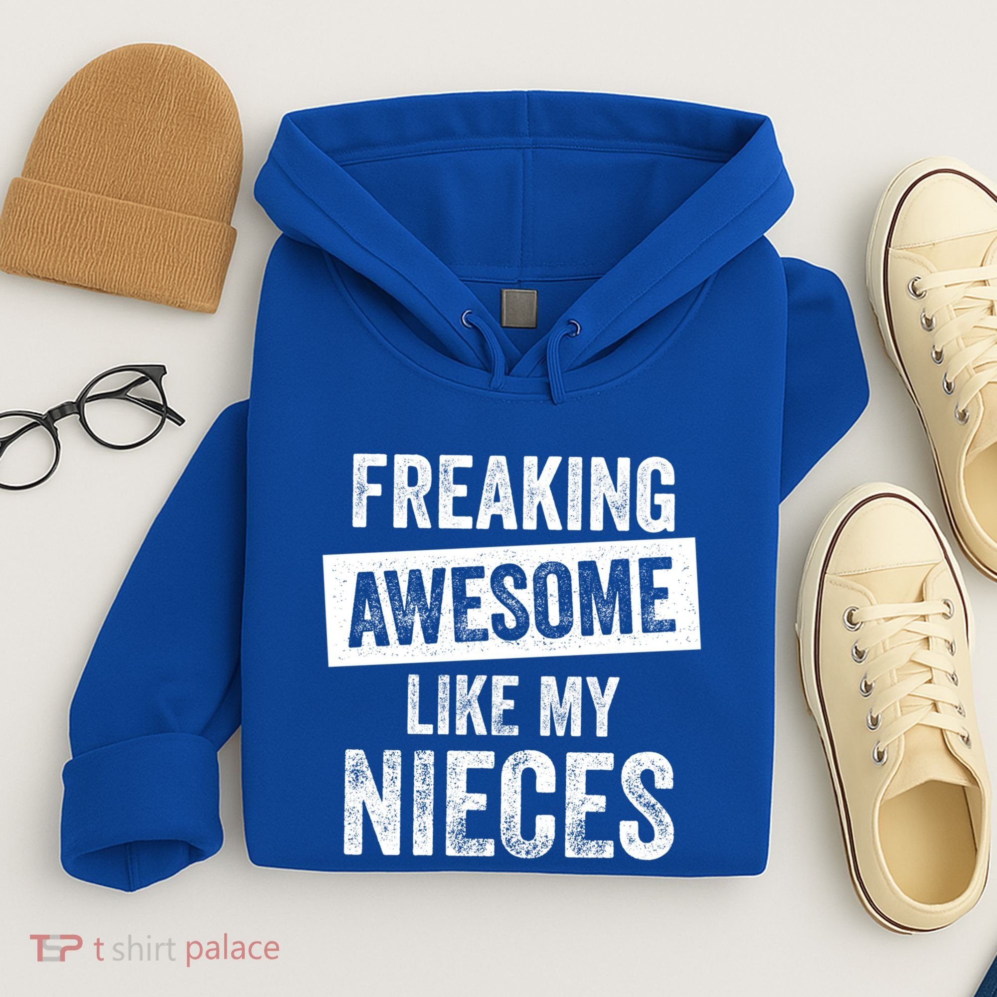 Freaking Awesome Like My Nieces For Aunt Auntie Or Uncle Gift Hoodie