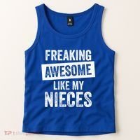 Freaking Awesome Like My Nieces For Aunt Auntie Or Uncle Gift Tank Top thumb 2