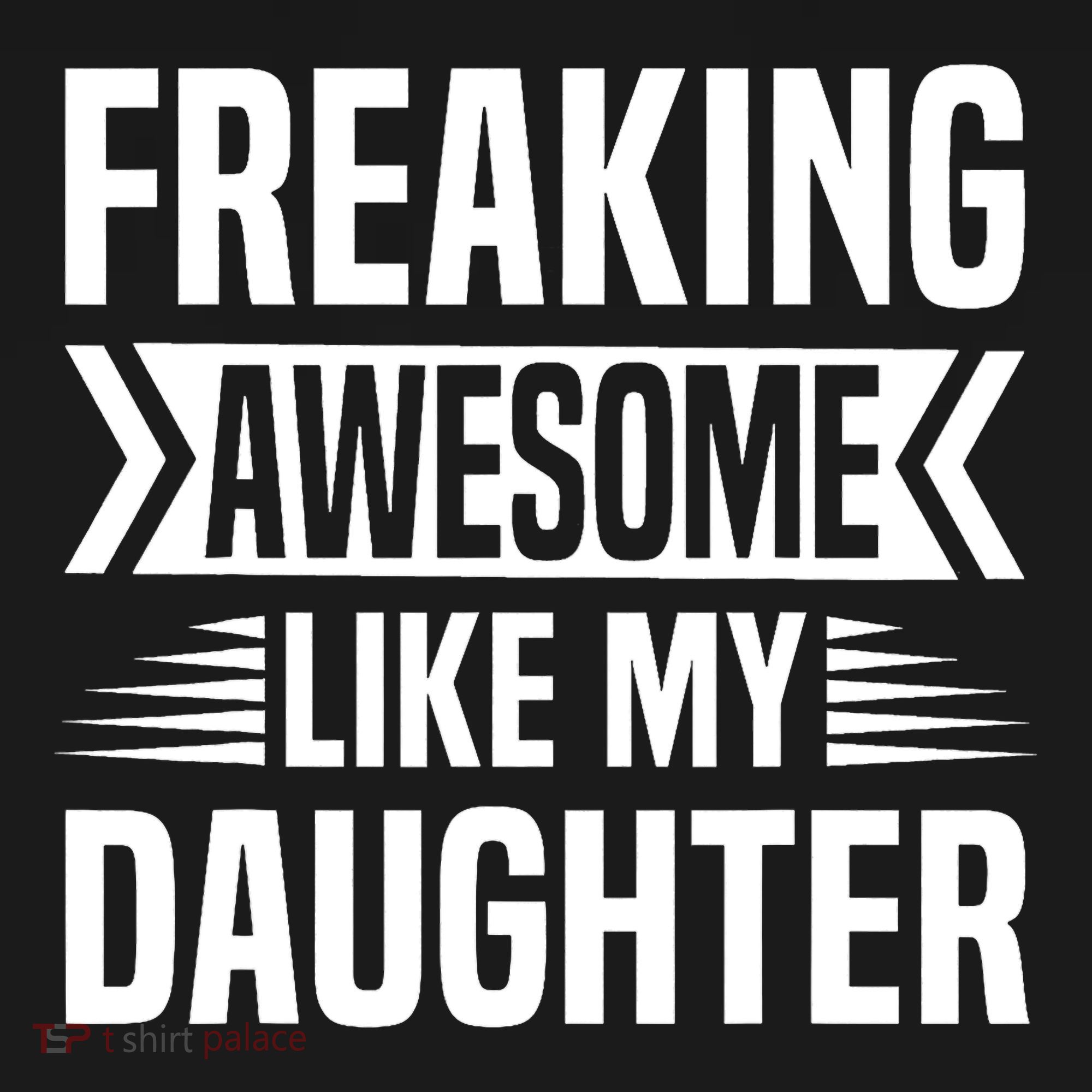 Freaking Awesome Like My Daughter Funny Fathers Mothers Day Visor