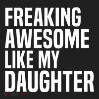 Freaking Awesome Like My Daughter Funny Fathers Day Dad Hat thumb 2
