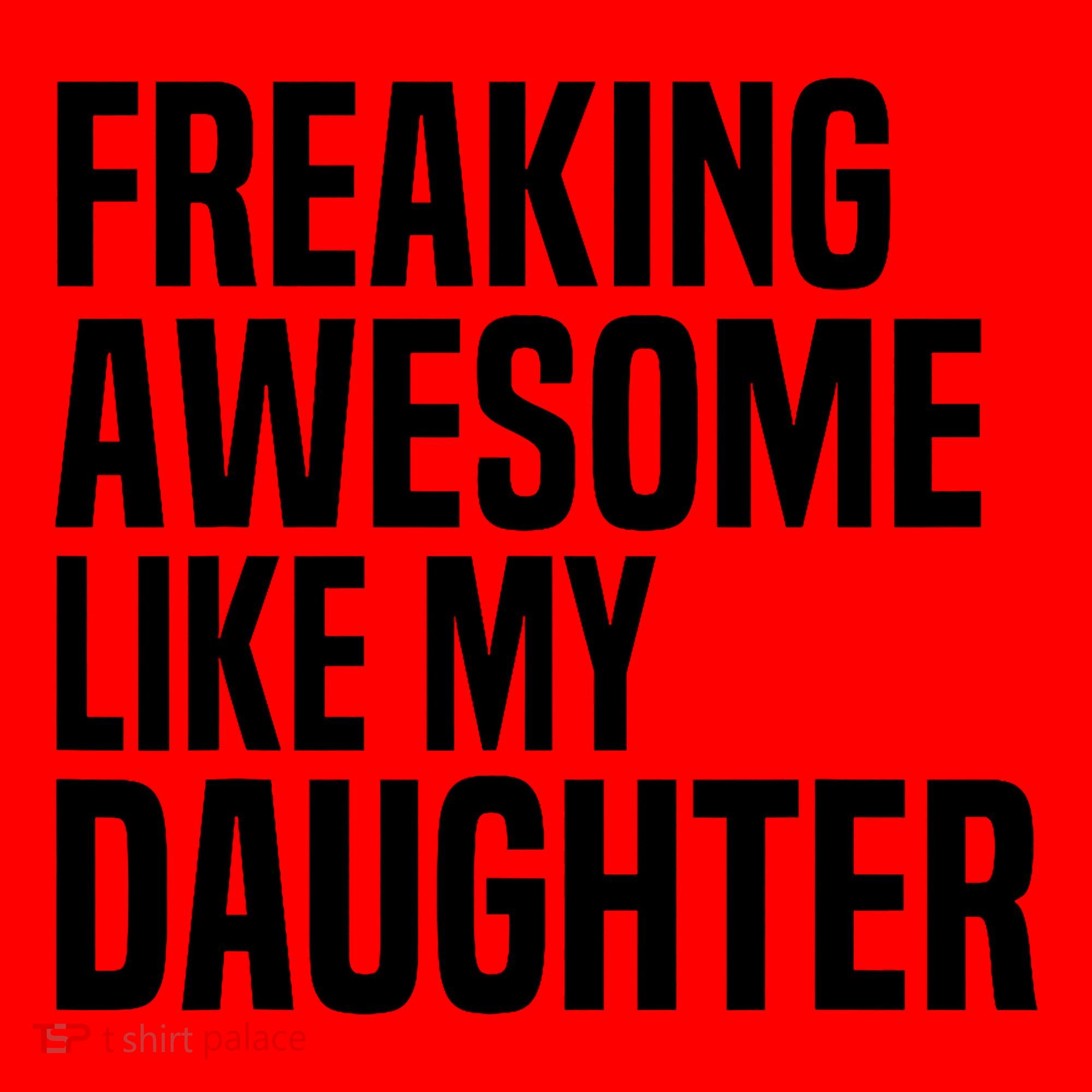 Freaking Awesome Like My Daughter Funny Fathers Day Dad Santa Hat