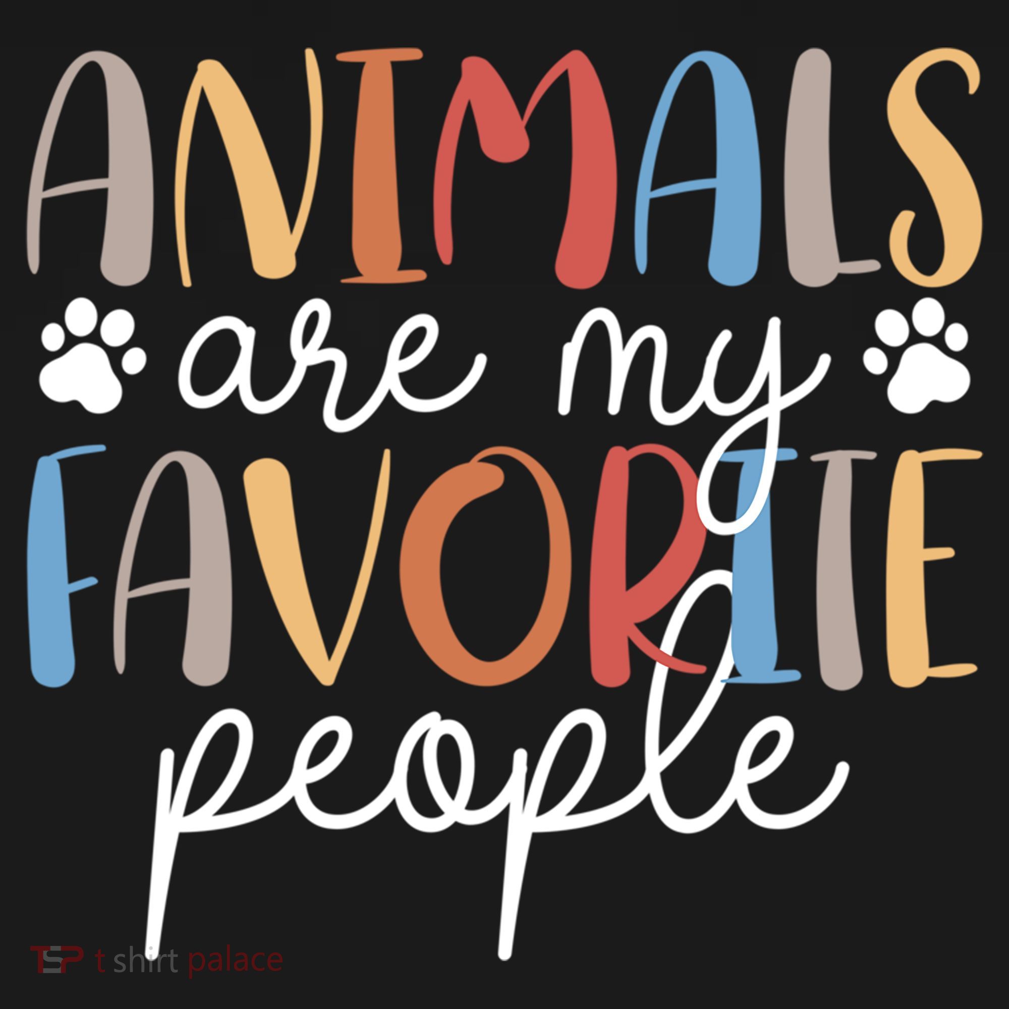  Funny Animal Lover Animals Are My Favorite People Women's Hoodie