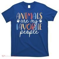  Funny Animal Lover Animals Are My Favorite People T-Shirt thumb 0