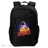 Funny Astronaut Leave Me Alone With My Pizza Backpack thumb 0