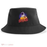 Funny Astronaut Leave Me Alone With My Pizza Sustainable Bucket Hat thumb 0