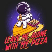 Funny Astronaut Leave Me Alone With My Pizza Beanie thumb 2