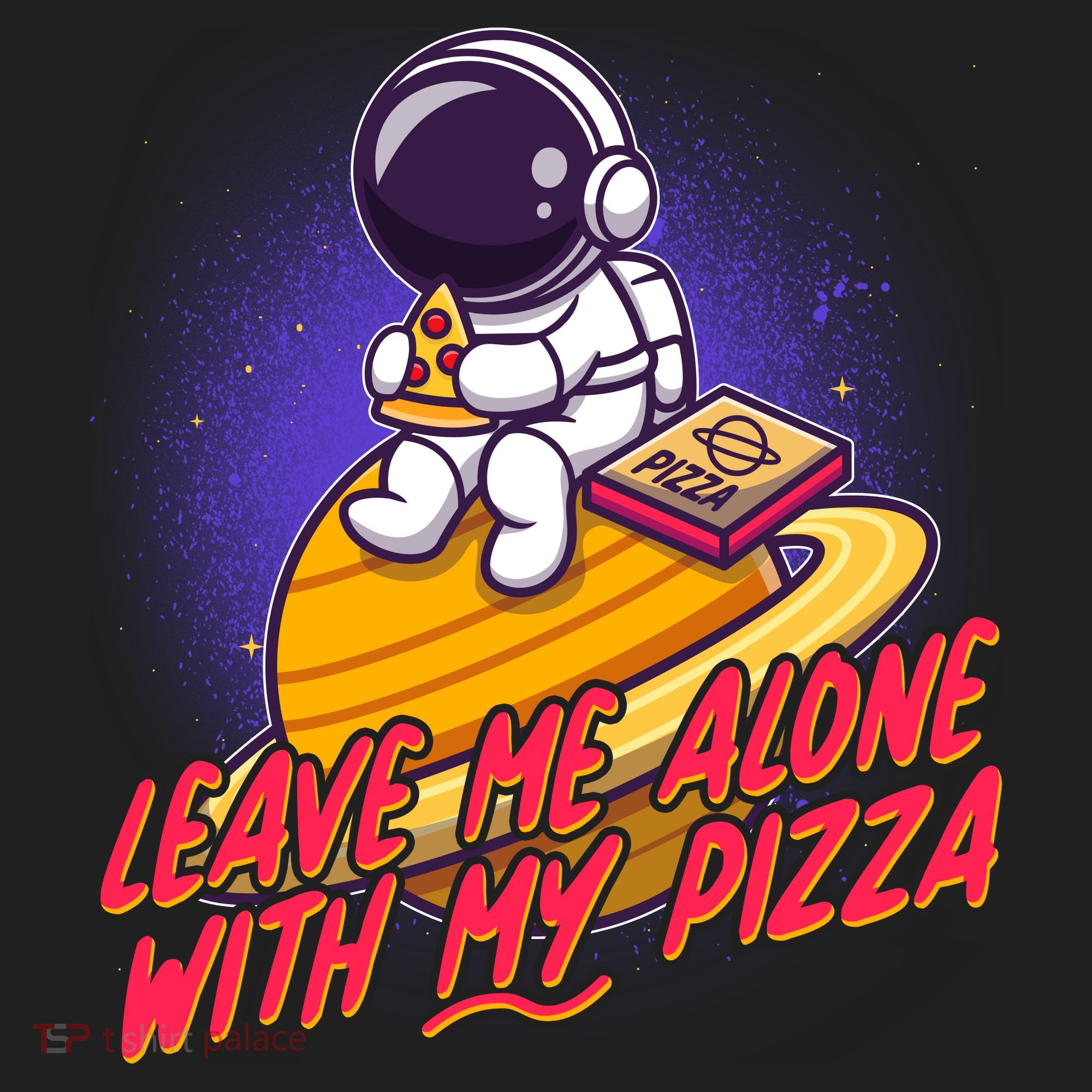 Funny Astronaut Leave Me Alone With My Pizza Beanie
