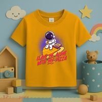 Funny Astronaut Leave Me Alone With My Pizza Toddler T-Shirt thumb 3