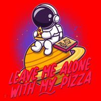 Funny Astronaut Leave Me Alone With My Pizza Santa Hat thumb 1