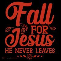 Fall For Jesus He Never Leaves Coffee Mug thumb 5