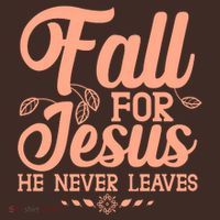 Fall For Jesus He Never Leaves Baby Bodysuit thumb 2