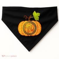 Fall Pumpkin Pi 3.14 Autumn USA-Made Doggie Bandana thumb 0