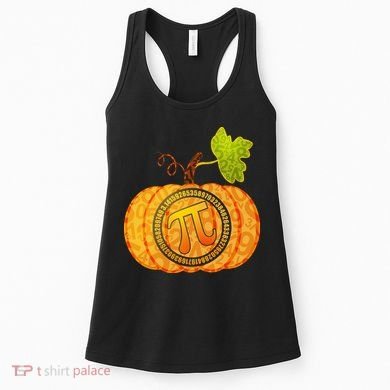 Fall Pumpkin Pi 3.14 Autumn Women's Tank Top