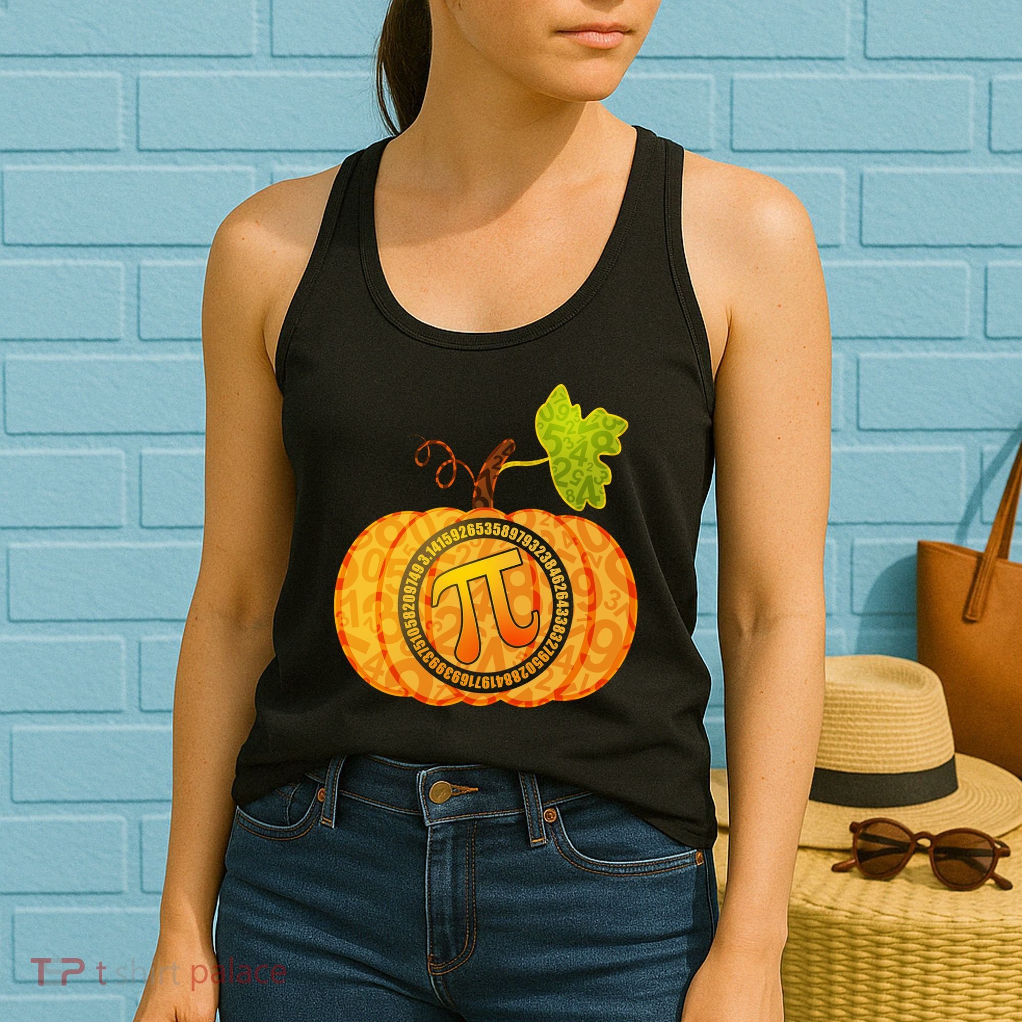 Fall Pumpkin Pi 3.14 Autumn Women's Tank Top