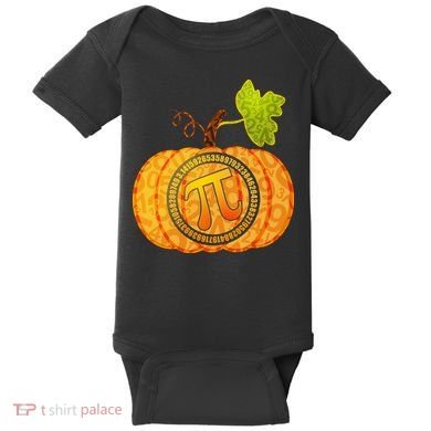 Fall Pumpkin Pi 3.14 Autumn Baby Bodysuit