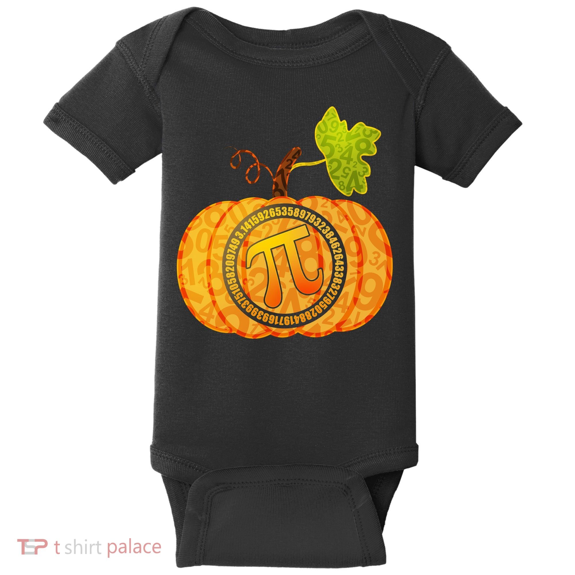 Fall Pumpkin Pi 3.14 Autumn Baby Bodysuit
