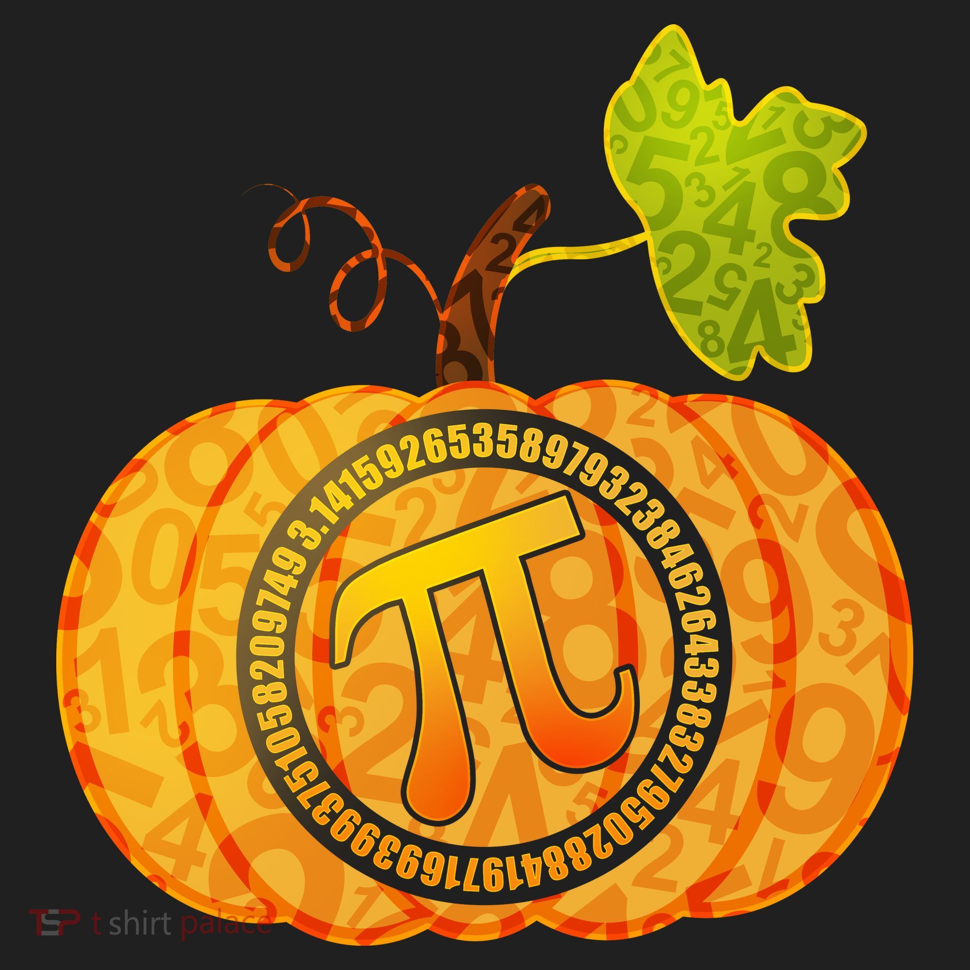 Fall Pumpkin Pi 3.14 Autumn Golf Towel