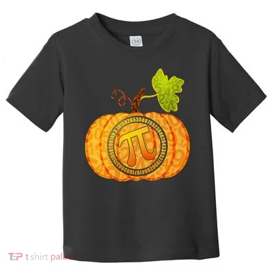 Fall Pumpkin Pi 3.14 Autumn Toddler T-Shirt