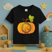 Fall Pumpkin Pi 3.14 Autumn Toddler T-Shirt thumb 3