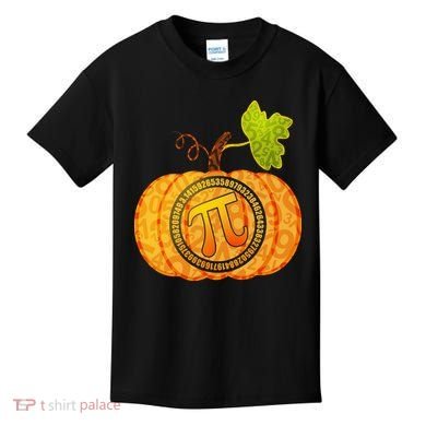 Fall Pumpkin Pi 3.14 Autumn Kids T-Shirt