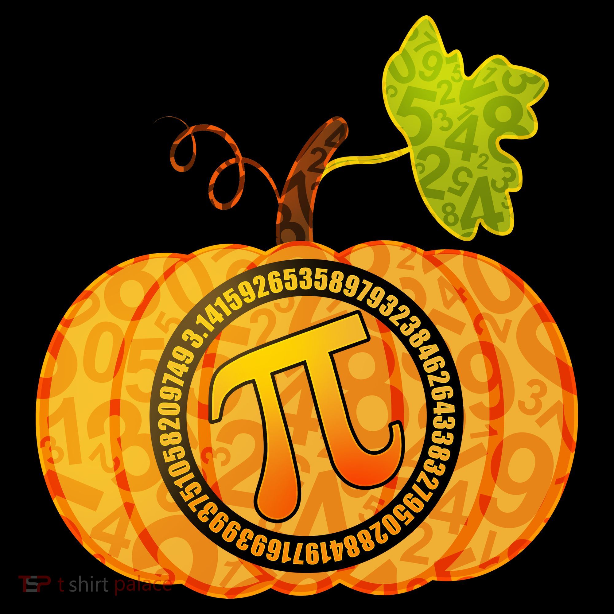 Fall Pumpkin Pi 3.14 Autumn Kids T-Shirt