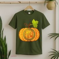 Fall Pumpkin Pi 3.14 Autumn T-Shirt thumb 2