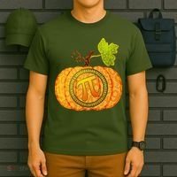 Fall Pumpkin Pi 3.14 Autumn T-Shirt thumb 6