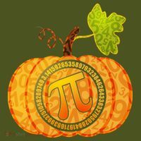 Fall Pumpkin Pi 3.14 Autumn Mousepad thumb 1