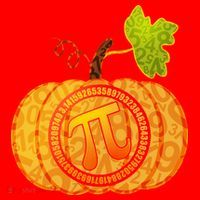 Fall Pumpkin Pi 3.14 Autumn Santa Hat thumb 1