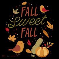 Fall Sweet Fall Autmn Coaster thumb 2