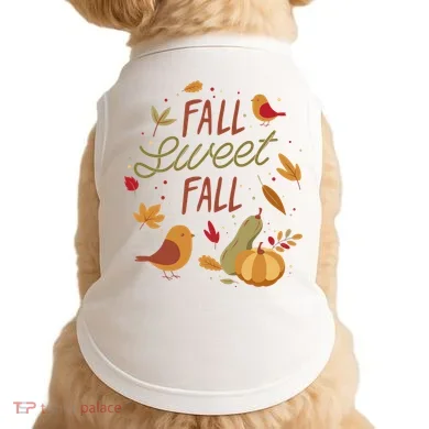 Fall Sweet Fall Autmn Doggie Tank