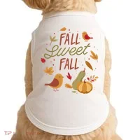 Fall Sweet Fall Autmn Doggie Tank thumb 0