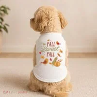 Fall Sweet Fall Autmn Doggie Tank thumb 2